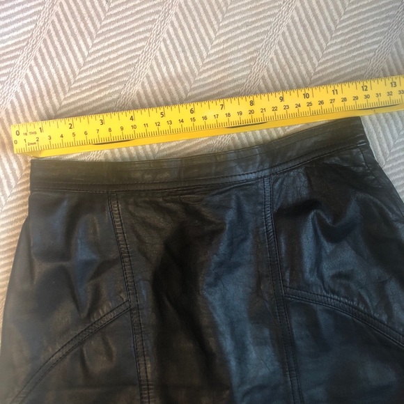 Genuine leather Pencil skirt VINTAGE - Picture 2 of 7
